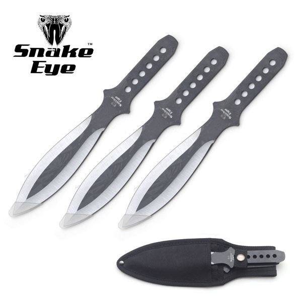 Snake Eye Tactical - Throwing Knives - Set of 3 - SE-1146-3SB