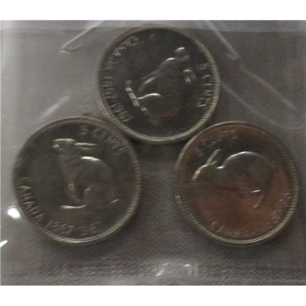1867 - 1967 CANADA RABBIT NICKELS