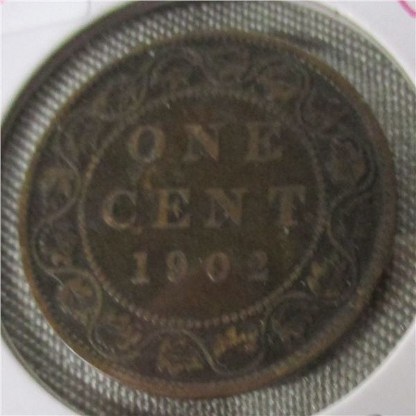 1902 CANADA KING EDWARD VII LARGE PENNY