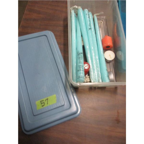 RAINBOW LOOM KIT, TOTE OF CANDLES