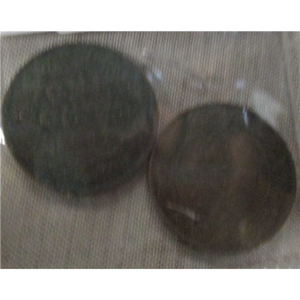 1897 VICTORIAN & 1902 KING EDWARD VII CANADA LARGE PENNY