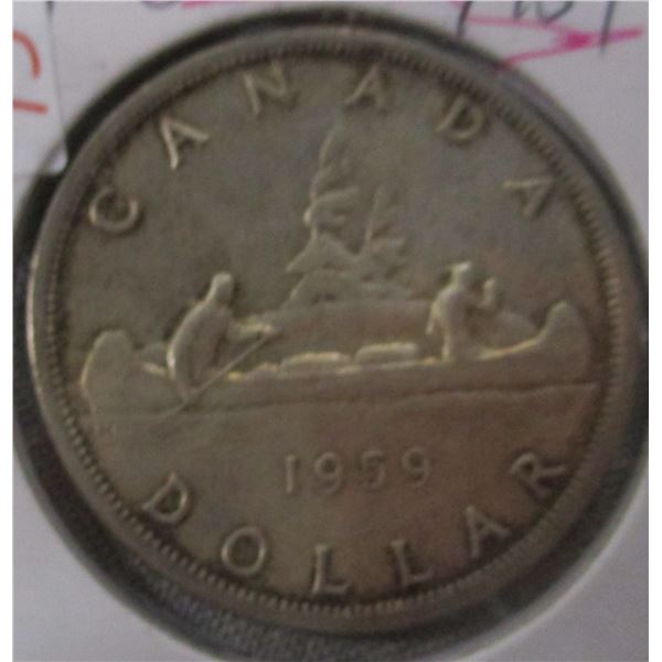 1959 CANADA SILVER DOLLAR