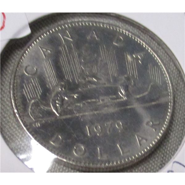 1979 UNCIRCULATED CANADA VOYAGER DOLLAR
