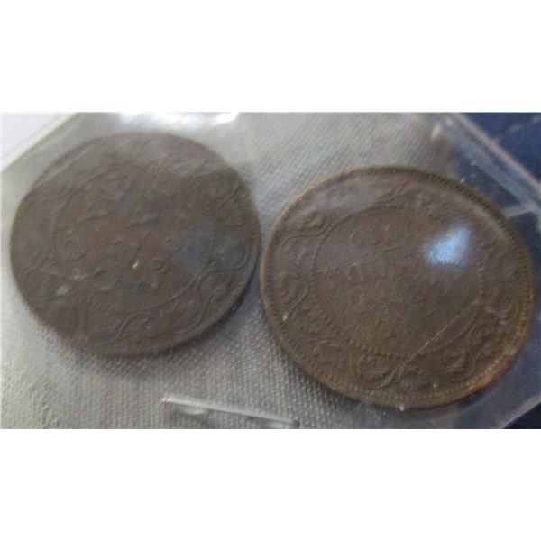 1909 & 1919 CANADA LARGE PENNIES
