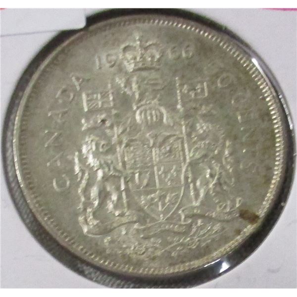 1966 CANADA SILVER HALF DOLLAR