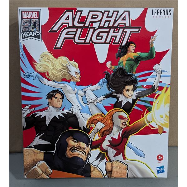 Sealed Hasbro Marvel Alpha Flight 6-Pack Action Figure Set