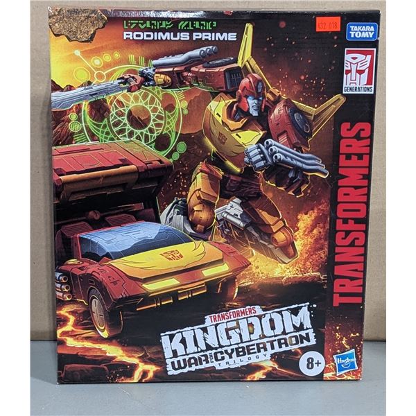 Sealed Hasbro Transformers War For Cybertron: Kingdom Rodimus Prime Action Figure