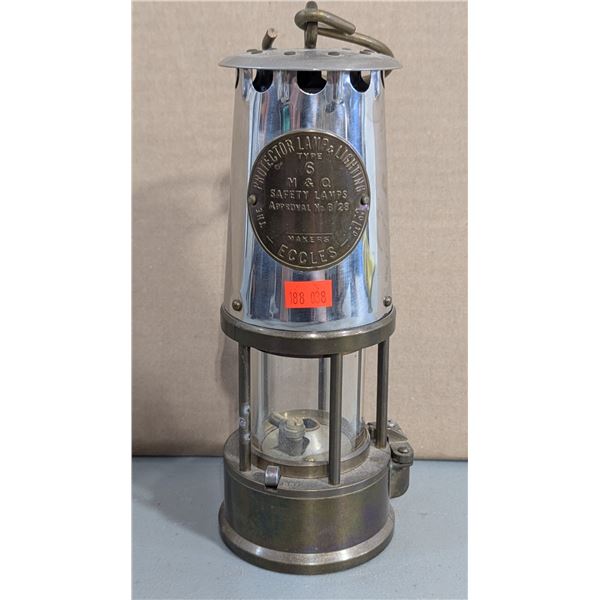 The Protector Lamp & Lighting Co. Type 6 Mines & Quarries Safety Lamp