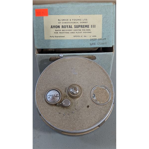 Grice & Young Ltd. Avon Royal Supreme III Fishing Reel