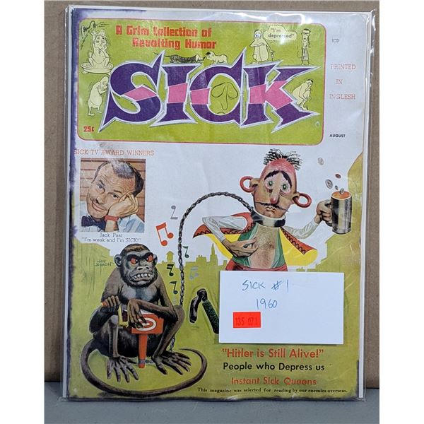 1960 Sick #1 Satire Magazine