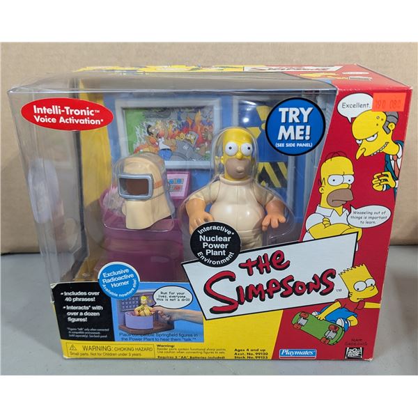 Sealed Playmates The Simpsons Interactive Nuclear Power Plant w/ Homer Figure