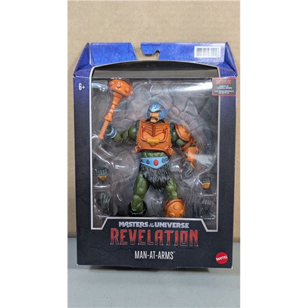 Sealed Mattel Masters of The Universe: Revelation Man-At-Arms Action Figure