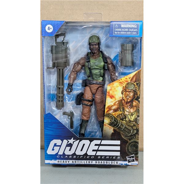 Sealed GI Joe: Classified Series Heavy Artillery Roadblock Action Figure Set