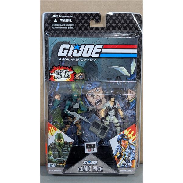 Sealed GI Joe Comic Pack w/ Comic & 2 Action Figures (Beachhead & Dataframe)
