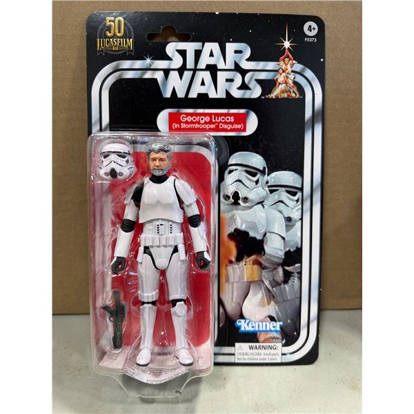 Sealed Star Wars George Lucas (In Stormtrooper Disguise) Action Figure Toy