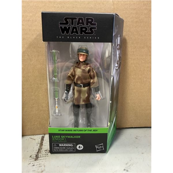 Sealed Star Wars Luke Skywalker (Endor) Action Figure Toy