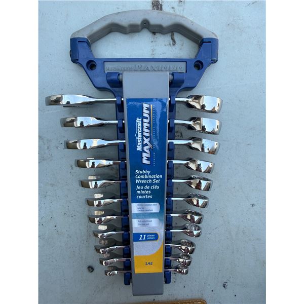 New Mastercraft Stubby Wrench Set
