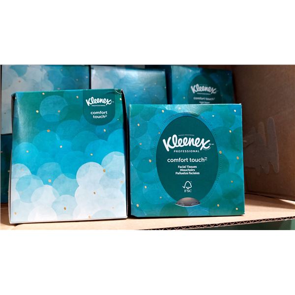 CAISSE DE 36 BOÎTES DE MOUCHOIRS KLEENEX COMFORT TOUCH
