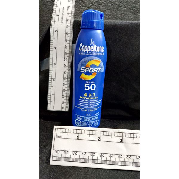 ÉCRANS SOLAIRES EN AÉROSOL COPPERTONE, FPS 50, 117 ML — EXP. AL/26