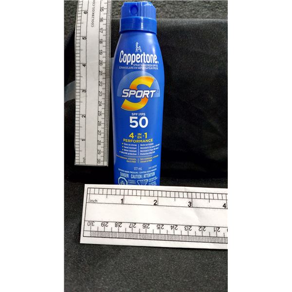 ÉCRANS SOLAIRES EN AÉROSOL COPPERTONE, FPS 50, 117 ML — EXP. AL/26