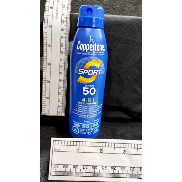ÉCRANS SOLAIRES EN AÉROSOL COPPERTONE, FPS 50, 117 ML — EXP. AL/26