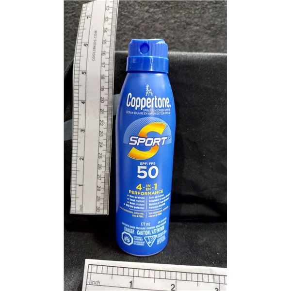 ÉCRANS SOLAIRES EN AÉROSOL COPPERTONE, FPS 50, 117 ML — EXP. AL/26