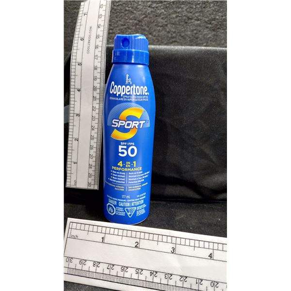 ÉCRANS SOLAIRES EN AÉROSOL COPPERTONE, FPS 50, 117 ML — EXP. AL/26