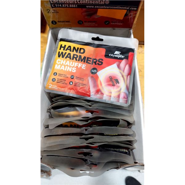 LOT DE 38 CHAUFFE-MAINS — EXP. 05/26