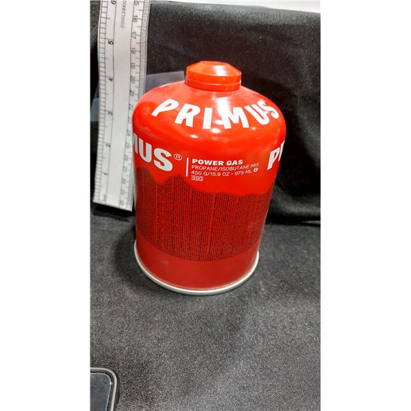 LOT DE 3 PETITES BOUTEILLES DE PROPANE PRIMUS, 450 G