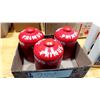 Image 2 : LOT DE 3 PETITES BOUTEILLES DE PROPANE PRIMUS, 450 G