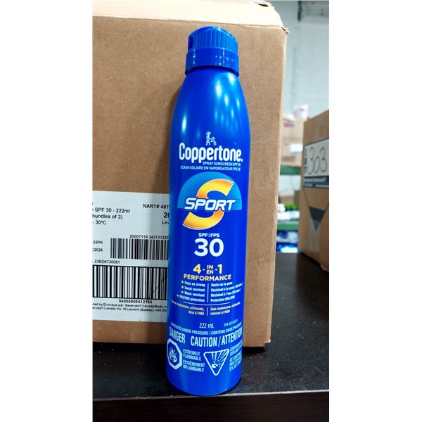 ÉCRANS SOLAIRES EN AÉROSOL COPPERTONE, FPS 50, 117 ML — EXP. OC/26
