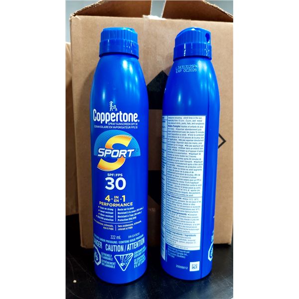 ÉCRANS SOLAIRES EN AÉROSOL COPPERTONE, FPS 30, 117 ML — EXP. OC/26