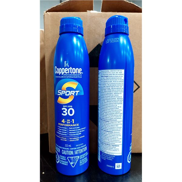 ÉCRANS SOLAIRES EN AÉROSOL COPPERTONE, FPS 30, 117 ML — EXP. OC/26
