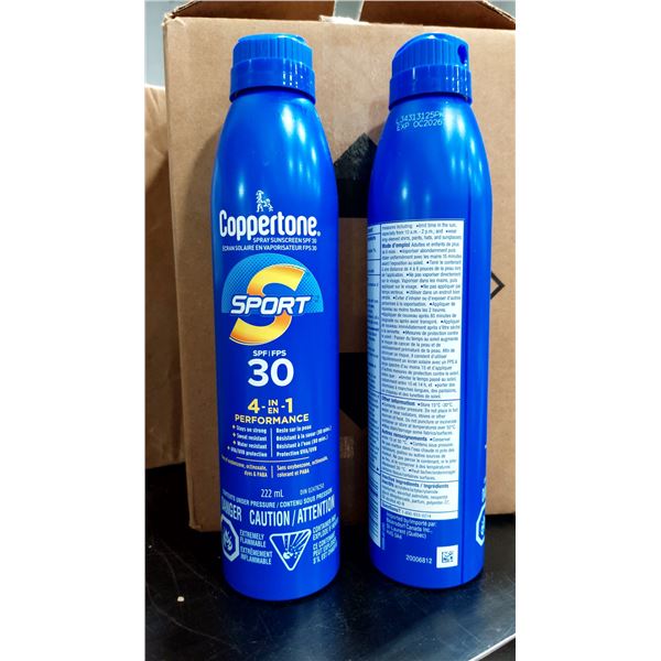 ÉCRANS SOLAIRES EN AÉROSOL COPPERTONE, FPS 30, 117 ML — EXP. OC/26