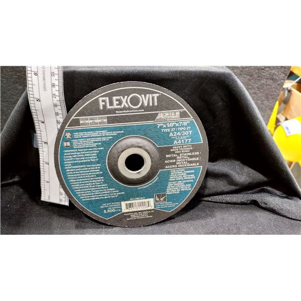 MEULES À RECTIFIER FLEXOVIT, 7 × 1/8 × 7/8 PO