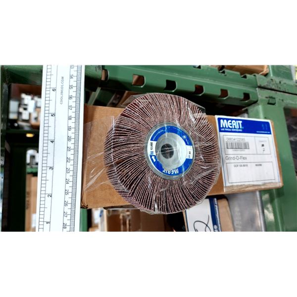 LOT DE 7 DISQUES À LAMELLES GRIN-O-FLEX POUR MEULEUSE, GRAIN 60