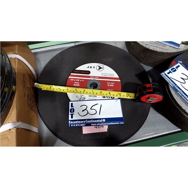 MEULES MULTIUSAGES JET, 14 × 1/8 × 1 PO