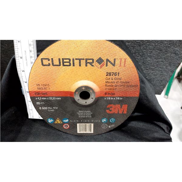 MEULES CUBITRON II, 9 × 1/8 × 7/8 PO