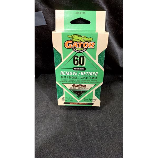 LOT DE 31 ÉPONGES ABRASIVES, GRAIN MOYEN 60