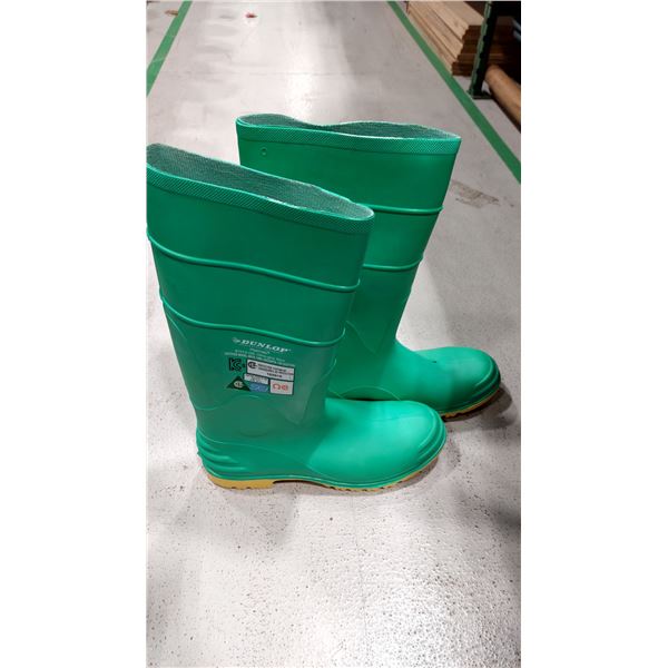 BOTTES DE PLUIE DUNLOP ULTRA GRIP À EMBOUT D’ACIER, CERTIFIÉES CSA, POINTURE 15