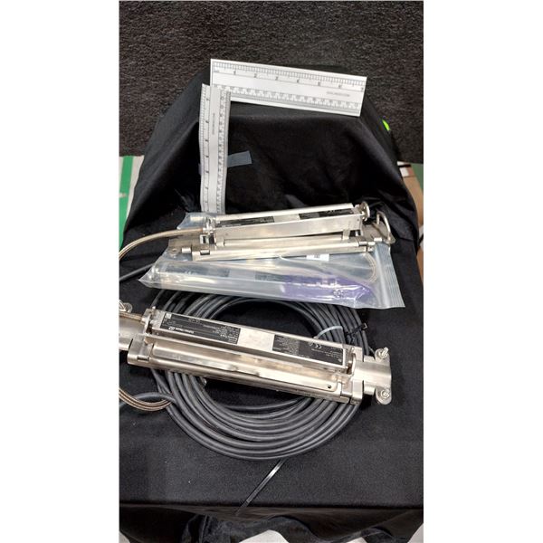LOT DE 3 DÉBITMÈTRES PROSONIC FLOW W ENDRESS+HAUSER, CAPTEUR DE TYPE C-500-A