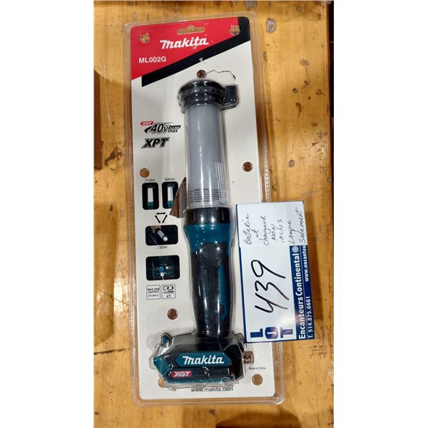 LAMPE DEWALT SEULEMENT, SANS ACCESSOIRES
