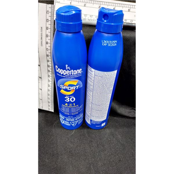 ÉCRANS SOLAIRES EN AÉROSOL COPPERTONE, FPS 30, 117 ML — EXP. OC/26