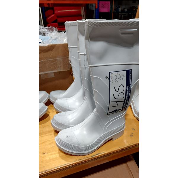 BOTTES EN CAOUTCHOUC DUNLOP À EMBOUT D'ACIER, POINTURE 7 H / 9 F