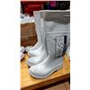 Image 1 : BOTTES EN CAOUTCHOUC DUNLOP À EMBOUT D'ACIER, POINTURE 7 H / 9 F