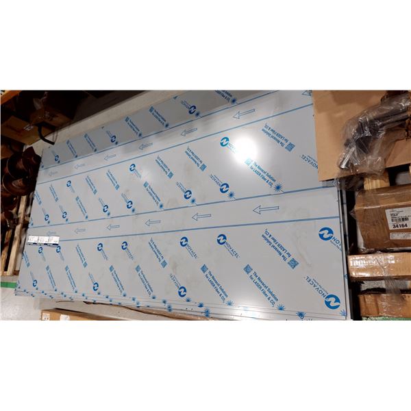 FEUILLES D'ACIER INOXYDABLE, 4 X 8 PI