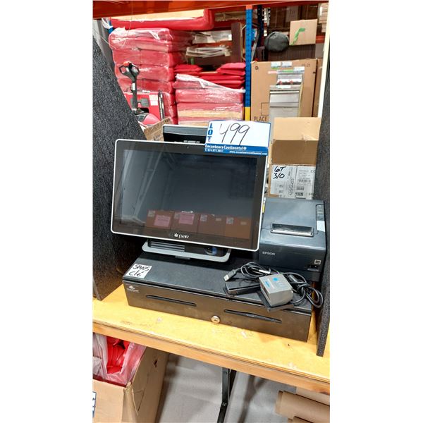 ENSEMBLE DE CAISSE ENREGISTREUSE PAR AVEC IMPRIMANTE À REÇUS