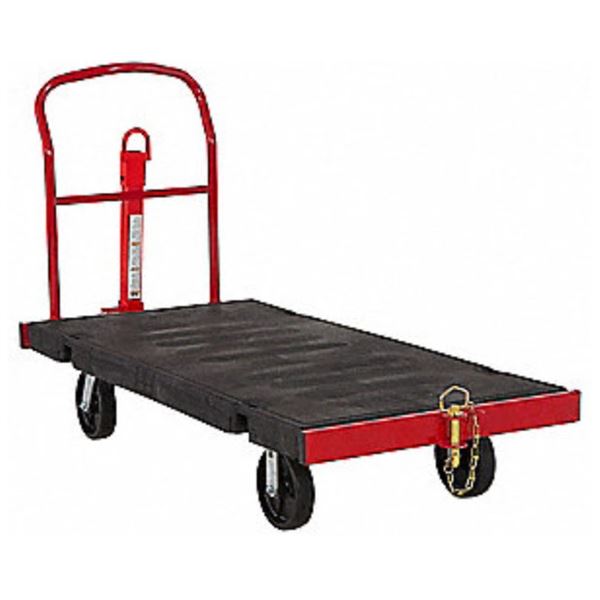 CHARIOT À PLATEFORME TRACTABLE RUBBERMAID, 30 X 60 PO