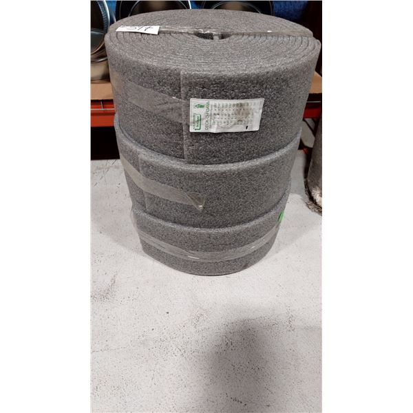 LOT DE 3 ROULEAUX BACK-O-FOAM, 1/2 X 8 PO X 50 PI CHACUN
