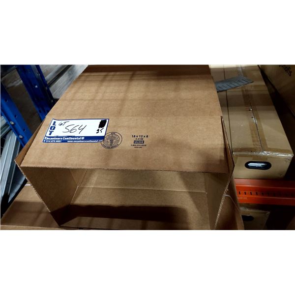 LOT DE 25 BOÎTES EN CARTON, 18 X 12 X 8 PO